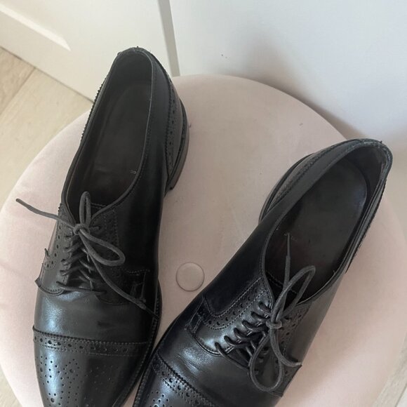 Allen Edmonds Men\'s Black Lace Up Oxford Dress Shoes Size 9.5 main image 6